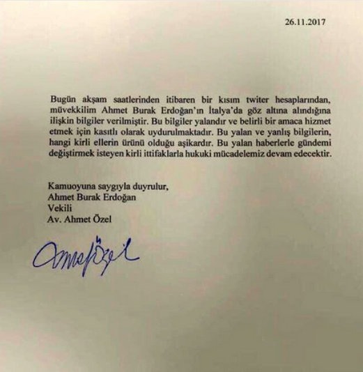 Ahmet Burak Erdoğan Gözaltı İddiası Doğru Mu ?